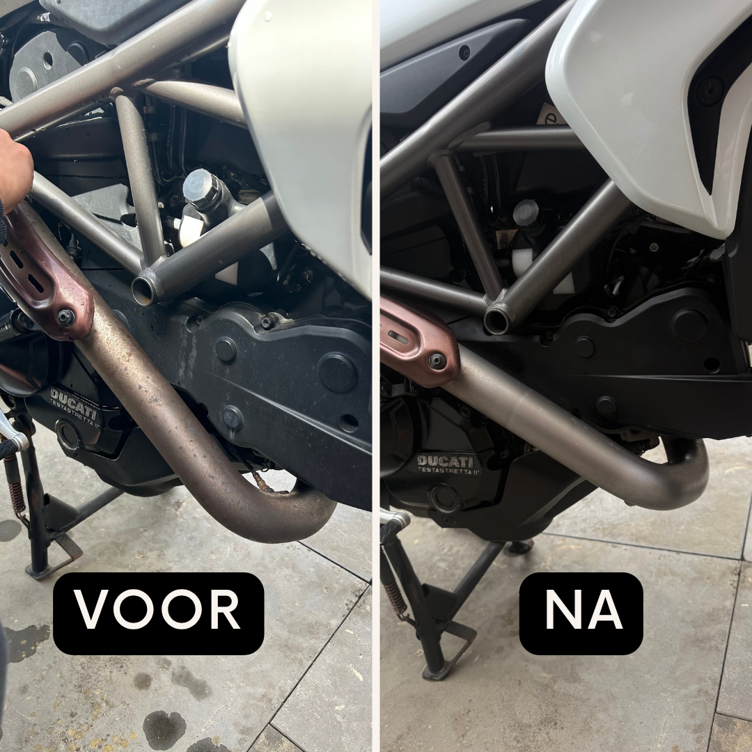 RVS uitlaatreinigerset