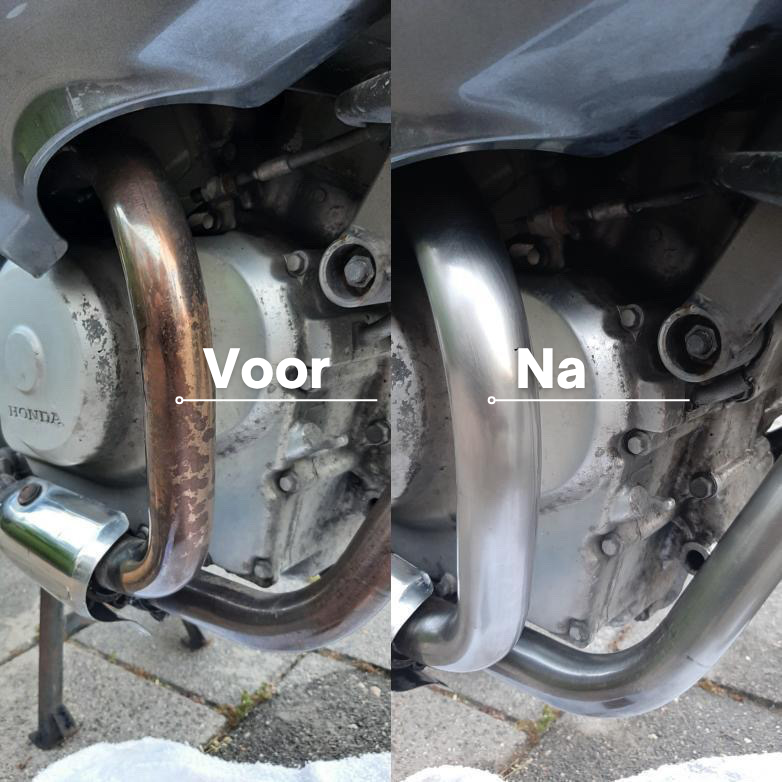 RVS uitlaatreinigerset
