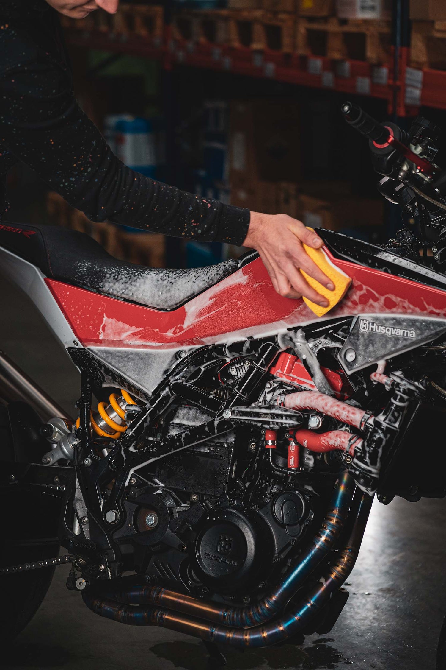 Motorreiniger L pakket - uitgebreid wassen