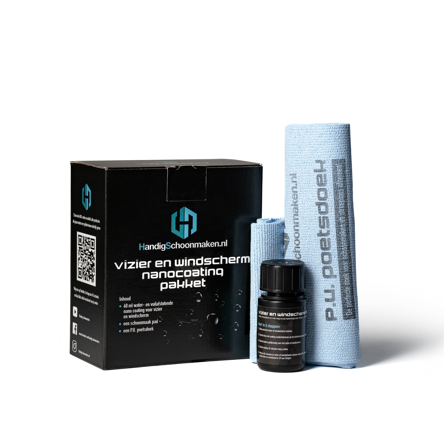 Vizier en windscherm nanocoating pakket